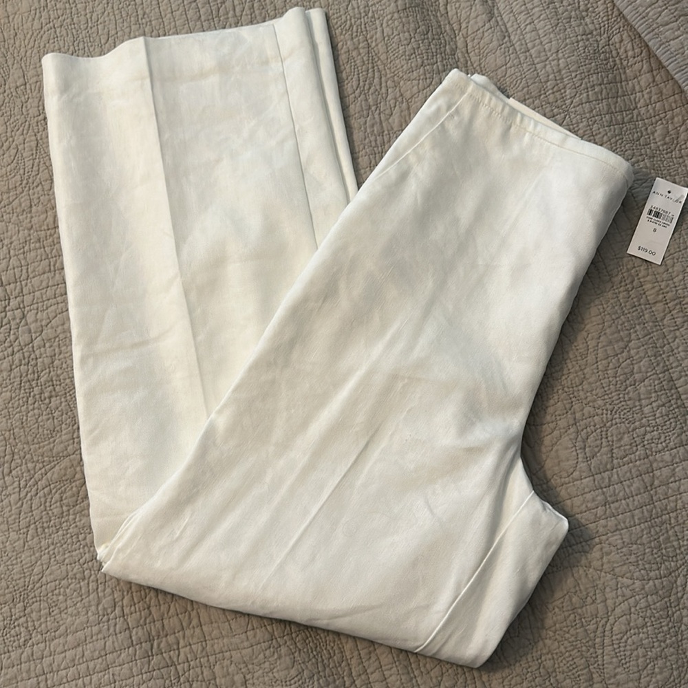 Ann Taylor High Rise White Women's Pants